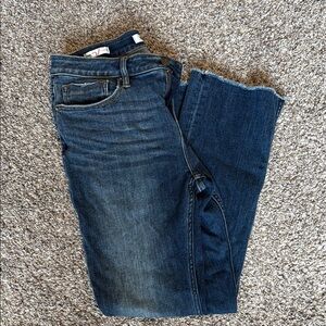Vigoss Straight Leg Jeans in Dark Blue